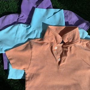 3 Polo Shirts - Ralph Lauren & Oscar de la Renta